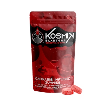 Celestial Cherry 10 piece 100mg Gummies by Kosmik Brands